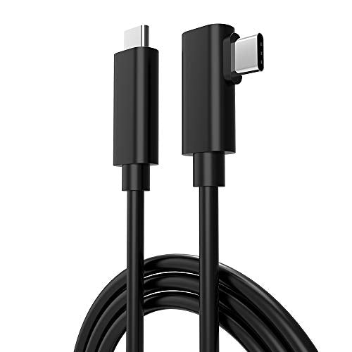 USB C to USB C 3.2 Gen 1 Cable, 90 Degree Type C Charging Data Transfer Cord for Sony Alpha 1 A7C A7SIII A7RIV A7III A7RIII Canon EOS R5 R6 R RP G5X Mark II G7X Mark III, 5Gbps/3A High Speed