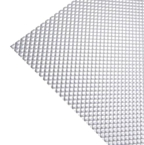 Fluorolite Plastics Clear Acrylic Prismatic Fluorescent and LED lighting Panels 5 Pack 23.75"x47.75" | 0.100" Thick Fluorescent Light Covers for Ceiling Lights, Classroom light covers for Drop Ceiling - size: 23.75" x 47.75"