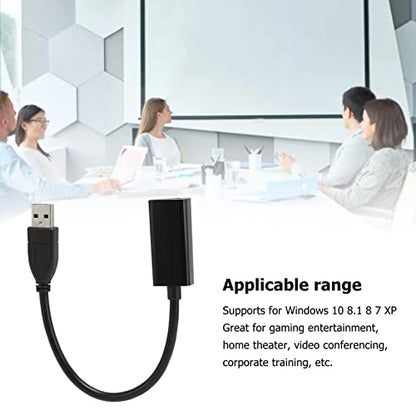 USB3.0 to HDMI Multimedia Interface Adapter Video Adapter Converter | HD Multimedia Interface, Video Adapter Converter, For Desktop, For Laptop, PC, Monitor