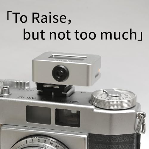 Camera Cold Shoe Riser Mount Adapter, Plastic Base Protector for Cold Shoe. for Film Cameras, for Light Meter, Viewfinderr, mini LED Light. No Communication, No Flash Triggered.