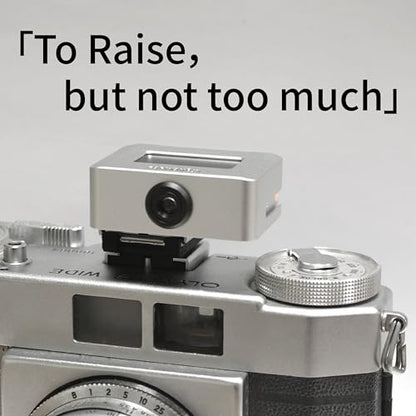 Camera Cold Shoe Riser Mount Adapter, Plastic Base Protector for Cold Shoe. for Film Cameras, for Light Meter, Viewfinderr, mini LED Light. No Communication, No Flash Triggered.