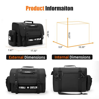 Cwatcun Camera Sling Bag, Waterproof Multifunction Photography Tactica Camera Crossbody Bag with Tripod Holder & Removable Accessory Bags for DSLR/SLR/Mirrorless Cameras - Large - size: Large