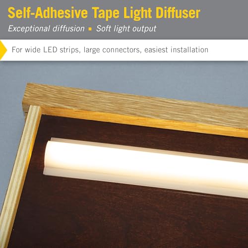 Armacost Lighting Self Adhesive LED Strip Light Diffuser 5-Pack 960061