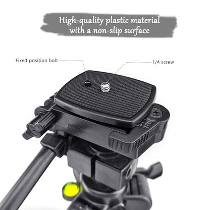 BlingKingdom Camera Quick Release Plate, 43 mm Tripod Quick Release Plate for Tripods and Cameras Tripod Mount