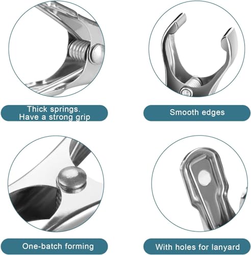 36 Pcs Garden Clips, Greenhouse Clamps, Stainless Steel Greenhouse Clips for Netting, Heavy Duty Row Cover Clips with a Strong Grip for Shade Cloth or Plant Cover on Gardening Hoops - style: 36 PCS Garden Clips