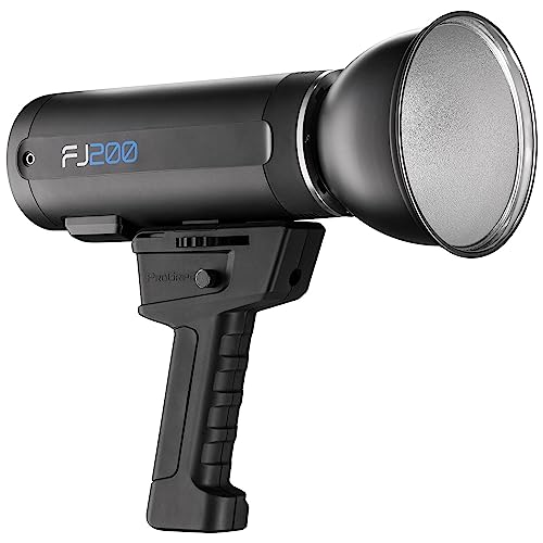 Westcott ProGrip 2 - Mount Portable Speedlights and Off-Camera Flashes for Photographers | Handheld Flash Mount with Cold Shoe and 1/4-20 Threads, 9mm Umbrella Shaft, Supports Up to 6 Lb, Includes FJ200 Insert