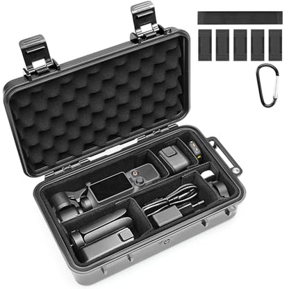 Camera Carrying Case, Waterproof Case for Gopro Hero 13/12/11/10/9 | Camera Organizer for DJI Pocket 3/4/4P, Insta360 x5/x4, DJI OSMO 360/Action Camera and Other Accessories