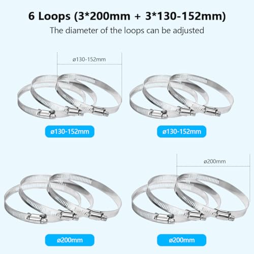 Universal Security Camera Mount Wall Mounting Brackets,Vertical Pole Mount Adapter Bracket for CCTV Camera Pole Clamp Solar Panel Clamps Outdoor Video Surveillance - size: Pole Strap Mount Bracket 2