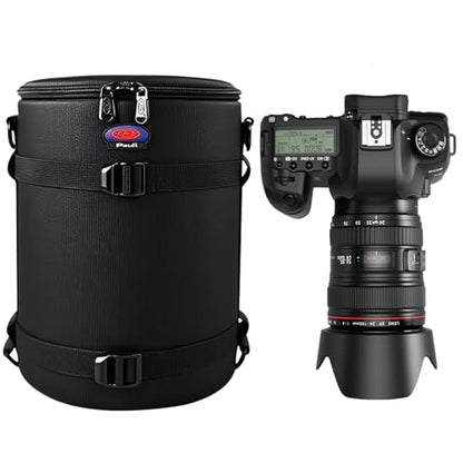 Camera Lens Case DSLR Camera Lens Bag, Lens Pouch Fits for Canon Nikon Pentax Sony Olympus Panasonic and Other Camera Lens - size: BL-0013