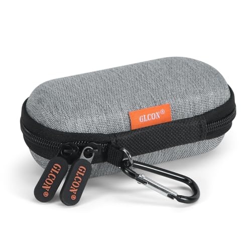 Light-Grey Small Carrying Case for Wired Earbuds, Kardiamobile EKG Monitor 6L/ 1L, Earphones, Cable - Mini Cute Case Zipper Pouch for Wireless Earbuds, Galaxy Buds, Jlab Ear Buds, Earpods, Airpods - color: Light-Grey