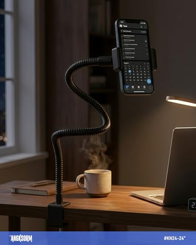 Heavy-Duty 19" Flexible Gooseneck Arm Extension Tube Bar Rod Kit Flex Mount with 1/4" & 3/8" Threads for Mobile Phones Cameras Mic Lighting and More Fits Most Stands Tripods Rigs Grips and Clamps - size: 19 Inch