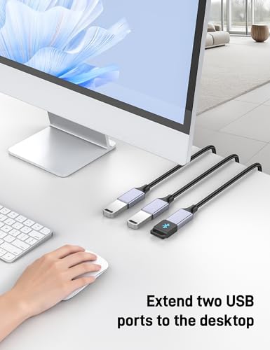 6.6FT USB A Male to 3 Female Cable, USB Splitter Cable for Mac, Xbox, Laptop, Tablet, Smartphone Data Transmission, Card Reader, Keyboard, PS4, PS5, Mouse. ﻿ - size: 6.6FT