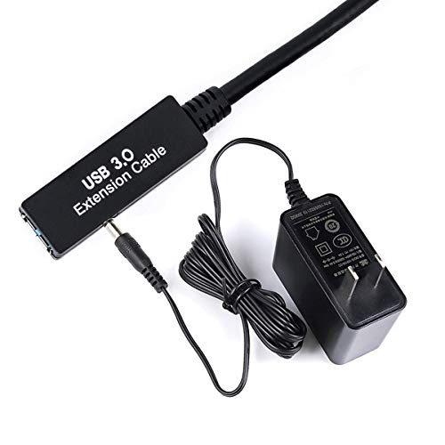 33FT USB 3.0 Active Extension Cable,USB Extension Cord A-Male to A-Female,Compatible with Oculus Quest 3 VR,Headset,Hard Drive,Printer,Webcam,Scanner,PS4 More - size: 33FT