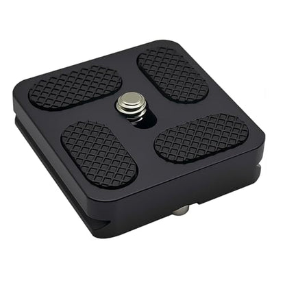PU-40 40mm Universal Quick Release Plate with 1/4" Screw, Arca-Swiss Compatible Slide-in QR Plate for DSLR Camera, Mini Tripod & Ball Head - size: 40 MM*38 MM