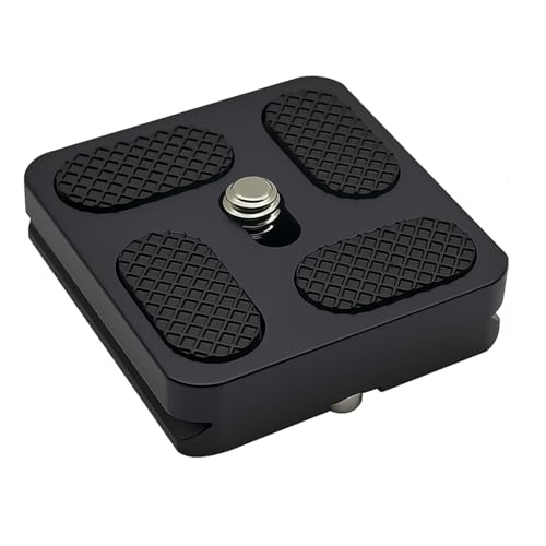 PU-40 40mm Universal Quick Release Plate with 1/4" Screw, Arca-Swiss Compatible Slide-in QR Plate for DSLR Camera, Mini Tripod & Ball Head - size: 40 MM*38 MM