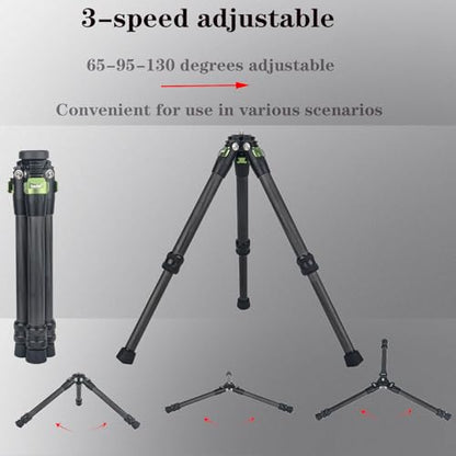 Carbon Fiber Mini Tripod, Desktop Tabletop Stand Compact Mini Tripod for insta360 Insta 360 x5 x4 ONE X3 X X2 RS Go pro Hero 13 12 11 10 9 for DJI OSMO 360 Accessories (Green) - color: Green