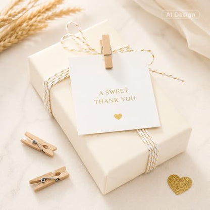 jijAcraft 100Pcs Clothespins with String, 1.4Inch Mini Wooden Clothes Pins with 328Ft Jute Twine, Mini Baby Shower Photo Clips, Small Natural Clips for Hanging Photo, Clothes, DIY Crafts, Wrap Bag - color: Natural