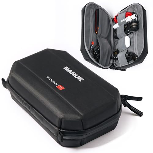 NANUK N-Cubik T3 Camera Bag Insert – Water-Resistant Hard-Shell Pouch – Shockproof Protective Camera Insert for Backpack – Perfect for Accessories & Gear (9.4” x 6.3” x 2.8”) - size: N-CUBIK T3 9.4 x 6.3 x 2.8"