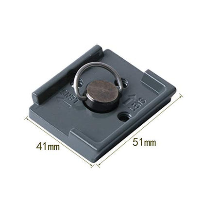 Quick Release Plate 1/4" Screw Compatible with Manfrotto 200PL-14 322RC2 324RC2 488RC2 496RC2 Camera Tripod Head (Pack of 2)