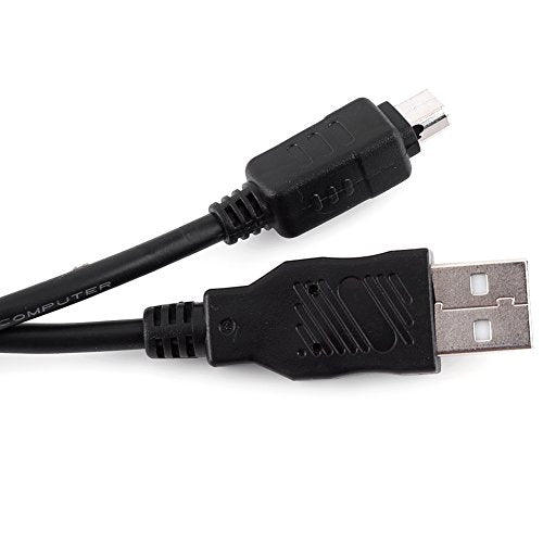 Cuifati High Speed 12 Pin USB Data Cable for Digital Camera, Transfer & Charge Function, 1.5m Length, Anti Interference Shielding