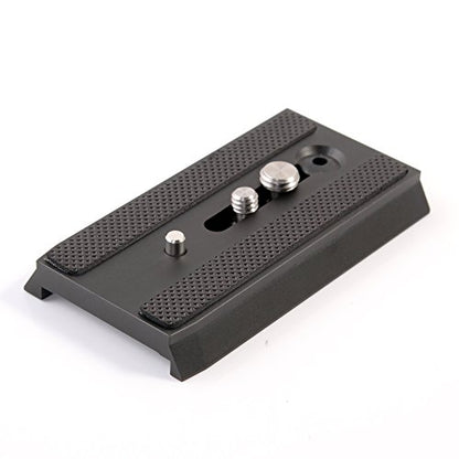 501PL Sliding Dovetail Quick Release Plate with 1/4"-20 & 3/8"-16 Mounting Screw for Manfrotto 503HDV 701HDV MH055M0-Q5 for 501, 503 & NG Tripod Heads, RC5 Quick Release QR System, Replaces #3433PL