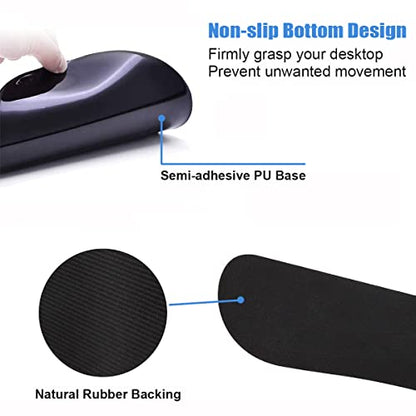 Keyboard Wrist Rest + Mouse Pad Wrist Support Set with Coasters, Today is a Good Day to Have a Good Day Inspirational Quote with Non-Slip PU Base Ergonomic Mousepad for Home Office Working Studying - color: Today is a Good Day to Have a Good Day Inspirati