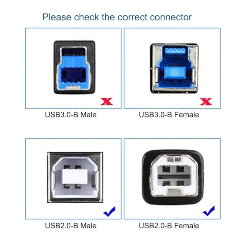 chenyang USB 2.0 Front Panel Header 9/10Pin Male to USB 2.0 Type-B Female Mainboard Header Port Extension Cable Adapter 1.64FT/0.5M - style: Type-B Female