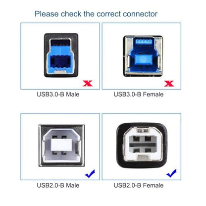 chenyang USB 2.0 Front Panel Header 9/10Pin Male to USB 2.0 Type-B Female Mainboard Header Port Extension Cable Adapter 1.64FT/0.5M - style: Type-B Female