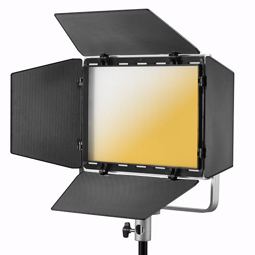 Godox Litemons Bi-Color LED Light Panel for Video & Photography, 36W Output, 2800–6500K CCT, CRI 96, Bluetooth App Control, NP-F Battery Power, Barndoors & Carry Case (LP400Bi)