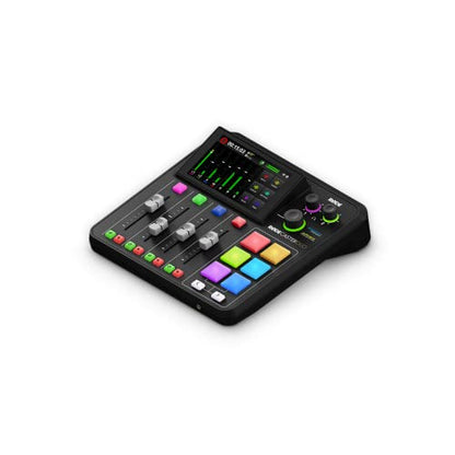 RØDE RØDECaster Duo Compact All-in-One Audio Production Solution for Podcasting, Streaming, Music Production and Content Creation (Black) - color: Black, style: RC Duo