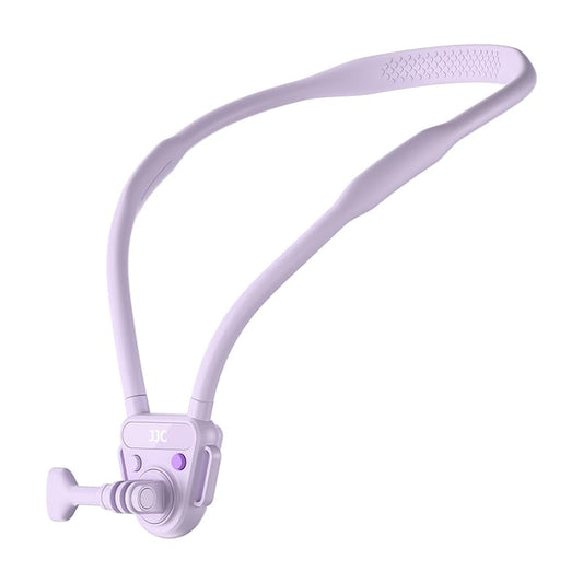 JJC Neck Mount for Gopro 13/12/11, DJI OSMO Action 5 Pro/4，Insta360 X5/X4/Ace Pro & More Action Cameras, POV Neck Holder with Quick Release for Content Creating Video Filming Women-Purple - color: Purple, size: For Action Cameras Only