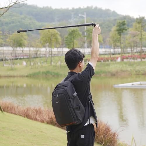 PULUZ Bullet Time Handle Tripod Rotating Grip | Insta360 X5/X4/X3/ONE RS/ONE X2, GoPro Hero 13/12/11/10, DJI Osmo Pocket 3, Desktop Tripod Stand, Action Camera Selfie Stick
