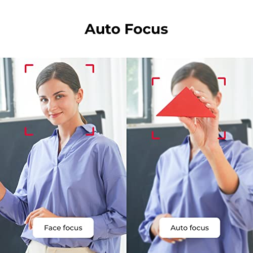 OBSBOT Tiny PTZ 4K Webcam, AI Powered Framing & Autofocus, 4K Video Conference Camera with Dual Omni-Directional Microphones, Auto tracking with 2 axis gimbal,HDR,60 FPS,Low-Light Correction,Streaming - size: TINY 4K