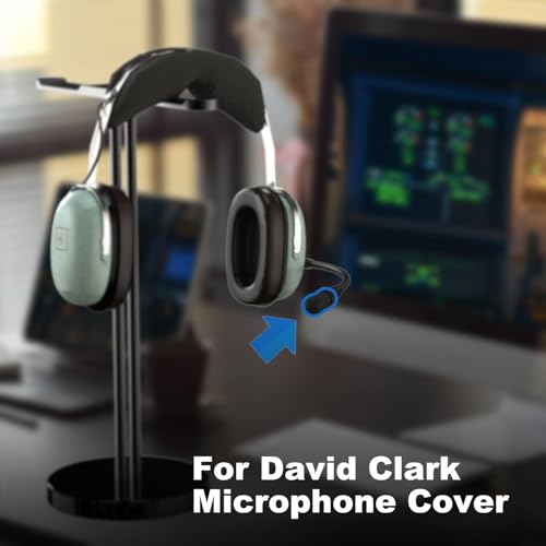Pinkind Microphone Windscreen Replacement for David Clark M7A Mic Cover, M-4 / M-7 / H10 / H20 /DC PRO-X2 / PRO-2 / DC ONE-X ENC Headset, 3pack Noise Reducing Foam Cover