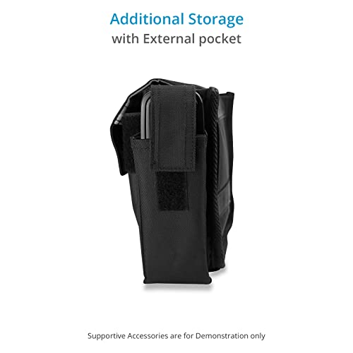 PROAIM Cube AC Pouch (Small) For Camera Assistants, Grips & Techs. Comes with a 2.5 Wide Belt Loop, External Pockets & D-Ring. For Utility Tools & Video Accessories (P-CBAC-01)