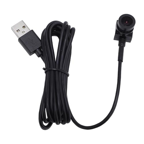 USB Webcam, 1080P Center Cam with Microphone for PC, 2MP HD Pixels, USB Computer Camera Plug & Play, for Video Calls and Conferences