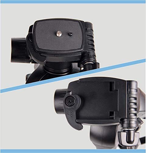 Regetek 44mm Tripod Quick Release QR Plate Replacement Camera Mounting Adapter for Victiv T72, T64, T57 POLAM-FOTO 55"", Ambico, Vista Explorer 60, Sony, Sunpak, Ravelli, Velbon (Pack of 2)