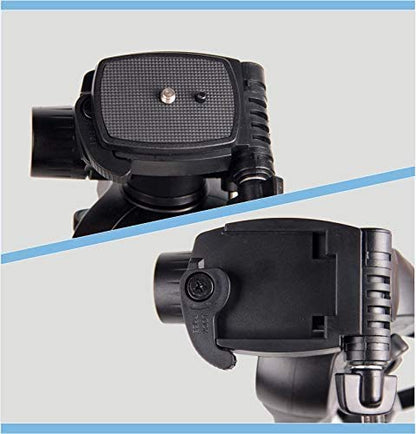 Regetek 44mm Tripod Quick Release QR Plate Replacement Camera Mounting Adapter for Victiv T72, T64, T57 POLAM-FOTO 55"", Ambico, Vista Explorer 60, Sony, Sunpak, Ravelli, Velbon (Pack of 2)