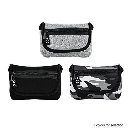 JJC Neoprene Compact Digital Camera Case Travel Pouch for Sony ZV-1 RX100 VII VA VI V IV III II DSC W800 W830 WX500 HX99 HX90V HX80 for Canon G7X III II G9X II SX740 SX730 SX620 SX610 ELPH 360 190 180