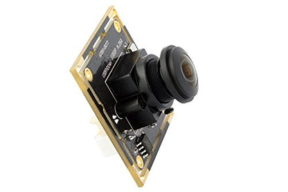 ELP 180degree Fisheye Raspberry Pi 1080P H.264 Microphone PC Web USB Security Camera for Laptop Wide Angle Mini UVC USB2.0 Video Audio Webcam Board 2MP CMOS AR0330 Lightburn Laser Camera for Computer - size: 180degree lens