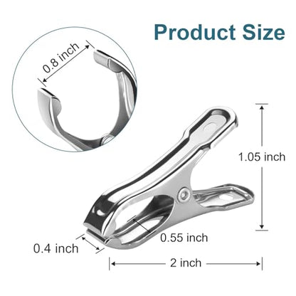 36 Pcs Garden Clips, Greenhouse Clamps, Stainless Steel Greenhouse Clips for Netting, Heavy Duty Row Cover Clips with a Strong Grip for Shade Cloth or Plant Cover on Gardening Hoops - style: 36 PCS Garden Clips
