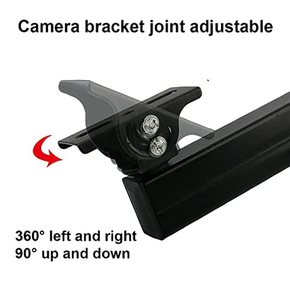 8" Long Arm Bracket 180 Degree Rotatable Projector Wall Mount Stand Bracket for Security CCTV Camera Wall Corner Mount Projector Metal Bracket