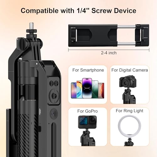10" Ring Light with 71" Phone Tripod Stand Auto Face Tracking, Vlogging Kit for iPhone Tripod with Remote, Dimmable LED Circle Round Light for TikTok/Makeup/YouTube/Live Steaming - size: Tripod with 10'' Ring Light