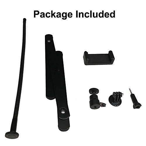 Photo Copy Pico Projector Stand Overhead Tripod Video Stand Phone Mount Flexible Tabletop Stand for Live Streaming Video Recording Vlog YouTube Teaching Cooking Crafting Demo Drawing Recording