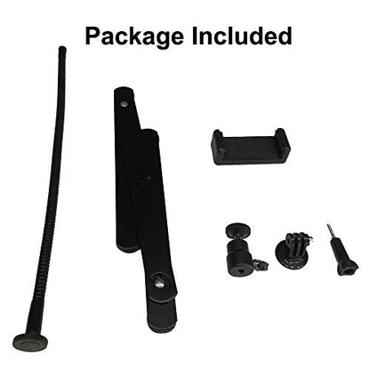 Photo Copy Pico Projector Stand Overhead Tripod Video Stand Phone Mount Flexible Tabletop Stand for Live Streaming Video Recording Vlog YouTube Teaching Cooking Crafting Demo Drawing Recording