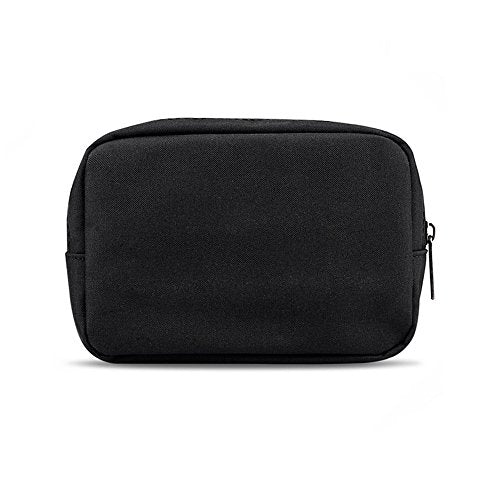 Universal Electronics/Accessories Soft Carrying Case Bag, Durable & Light-weight,Suitable for Out-going, Business, Travel and Cosmetics Kit (Small-Black) - color: Small-Black