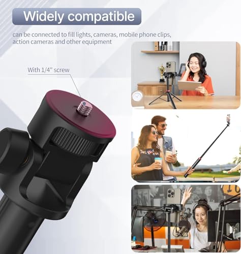 80'' Tiny-3 Webcam Floor Tripod Holder,Webcam-Tripod Stand for OBSBOT Tiny 3,Tiny 3 Lite,Meet-2,Tiny 2 Liet, Tiny 2,Meet SE,Tail2,Tiny SE,Tail Air,Meet Webcams