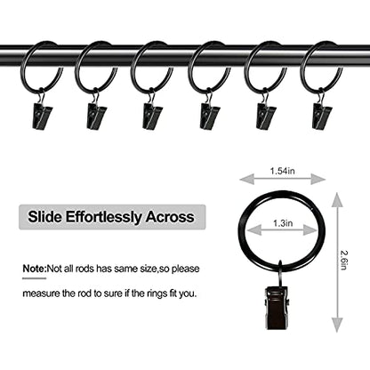 FUDESY Backdrop Clips Clamps - 14 Packs, Include 4 Heavy Duty Spring Clamps, 6 Curtain Clips Backdrop Rings, 4 Background Clips Holder for Photography Backdrop Stand, Photo Studio