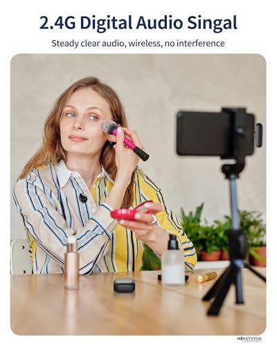 Mini GO 3 Wireless Lapel Microphone for iPhone PC Video Recording | AI Noise Cancellation, Magnetic USB-C Lav Mic for Content Creator, Studio Sound, 35Hour Battery, Charging Case