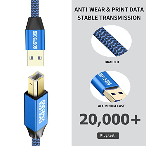 40ft Active USB A to B Cable - High Speed Long Printer USB - size: 40ft, style: USB Type A to Type B Printer Cable